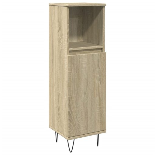 Armadietto Da Bagno Rovere Sonoma 30x30x100cm Legno Multistrato - Image 2