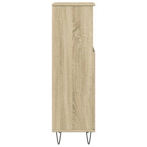Armadietto Da Bagno Rovere Sonoma 30x30x100cm Legno Multistrato - Image 5