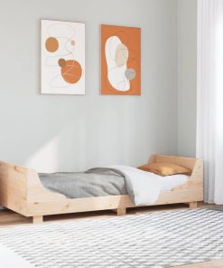 Letto Senza Materasso 75x190 Cm In Legno Massello Pino