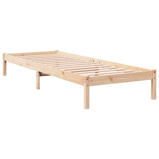 Letto Extra Lungo Senza Materasso 90x220 Cm In Legno Di Pino - Image 6