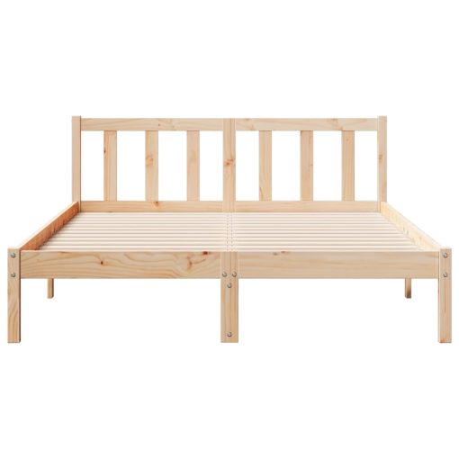 Letto Extra Lungo Senza Materasso 160x220 Cm In Legno Di Pino - Image 4