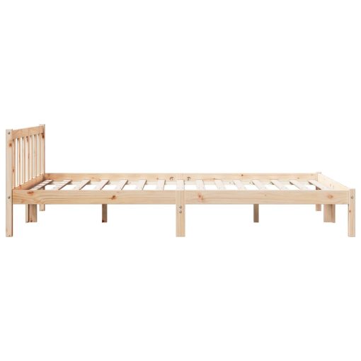 Letto Extra Lungo Senza Materasso 160x220 Cm In Legno Di Pino - Image 5