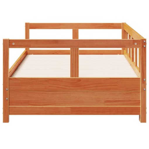 Dormeuse Senza Materasso Marrone Cera 80x200 Cm Legno Di Pino - Image 6