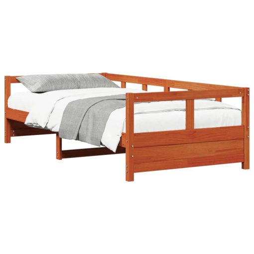 Dormeuse Senza Materasso Marrone Cera 80x200 Cm Legno Di Pino - Image 4