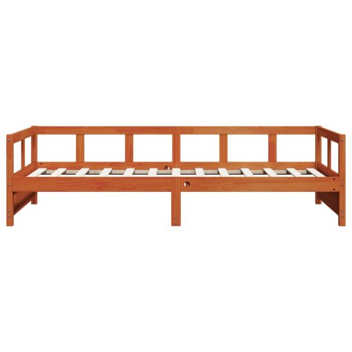 Dormeuse Senza Materasso Marrone Cera 80x200 Cm Legno Di Pino - Image 5