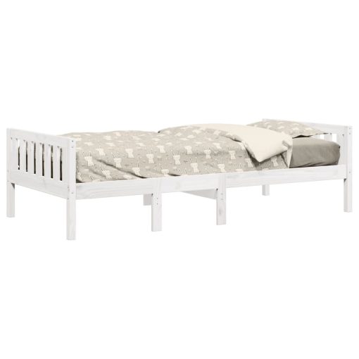 Letto Per Bambini Senza Materasso Bianco 80x200cm Massello Pino - Image 4