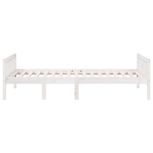 Letto Per Bambini Senza Materasso Bianco 80x200cm Massello Pino - Image 5