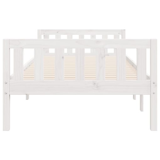 Letto Per Bambini Senza Materasso Bianco 80x200cm Massello Pino - Image 6
