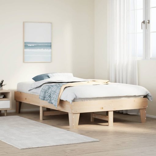 Letto Senza Materasso 120x200 Cm In Legno Massello Di Pino