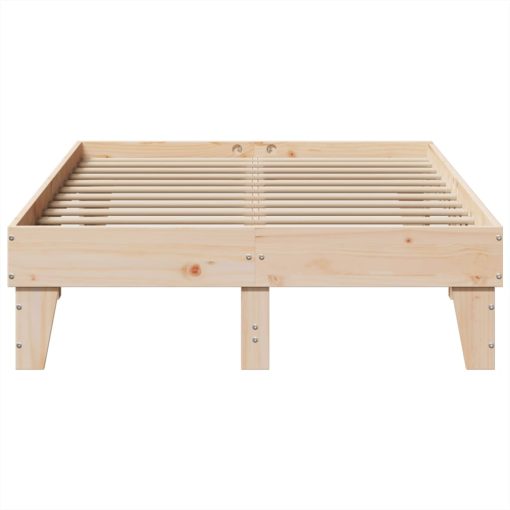 Letto Senza Materasso 120x200 Cm In Legno Massello Di Pino - Image 4