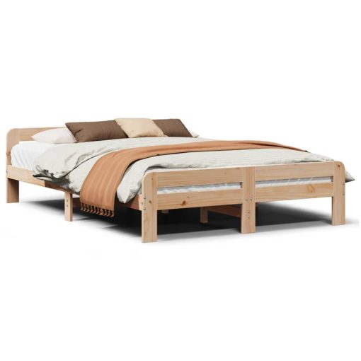 Letto Senza Materasso 150x200 Cm In Legno Massello Di Pino - Image 2
