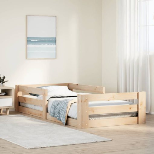 Giroletto Senza Materasso 80x200 Cm In Legno Massello Pino