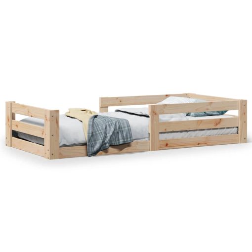 Giroletto Senza Materasso 80x200 Cm In Legno Massello Pino - Image 2