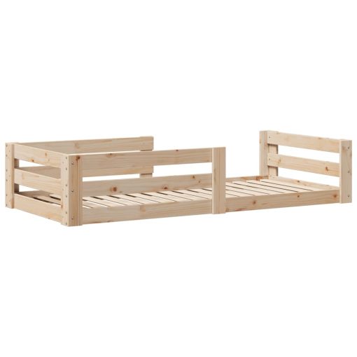 Giroletto Senza Materasso 80x200 Cm In Legno Massello Pino - Image 6