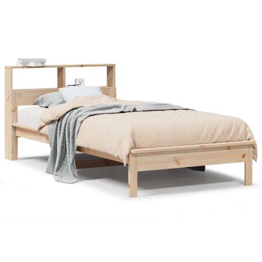 Letto Libreria Senza Materasso 100x200 Cm In Legno Di Pino - Image 2