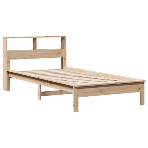 Letto Libreria Senza Materasso 100x200 Cm In Legno Di Pino - Image 3
