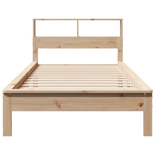 Letto Libreria Senza Materasso 100x200 Cm In Legno Di Pino - Image 4