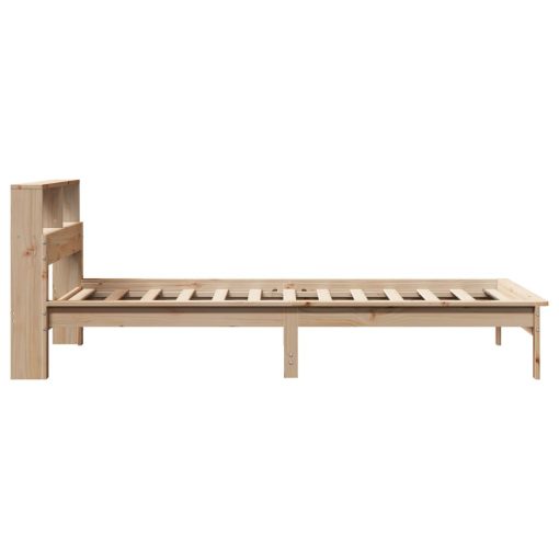 Letto Libreria Senza Materasso 100x200 Cm In Legno Di Pino - Image 5