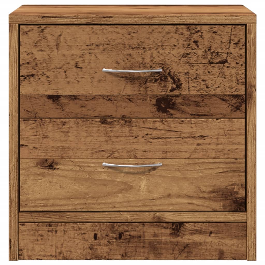 Comodini Legno Antico 2 Pz 40x30x40 Cm In Legno Multistrato - Image 4