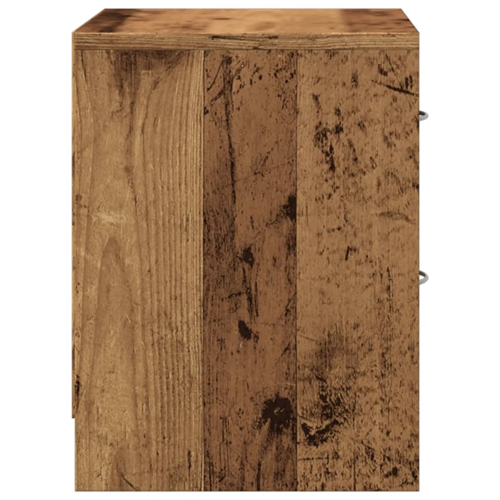 Comodini Legno Antico 2 Pz 40x30x40 Cm In Legno Multistrato - Image 6