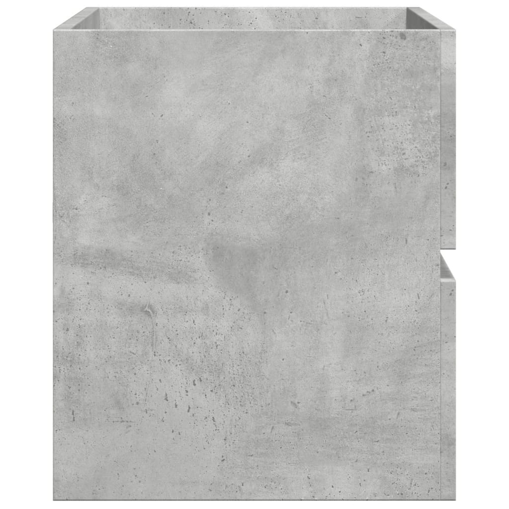 Mobile Lavabo Grigio Cemento 90x38,5x45 Cm In Legno Multistrato - Image 5