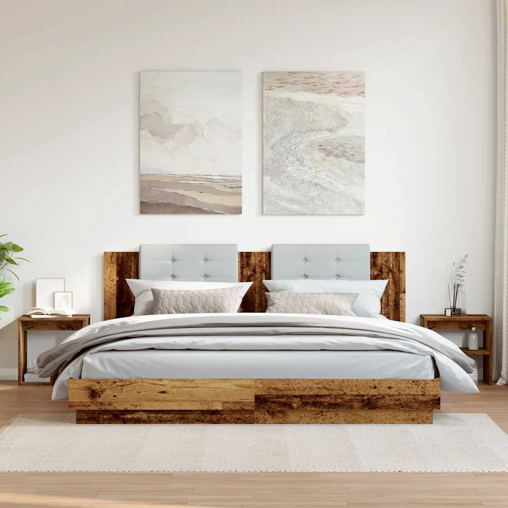 Comodini Legno Antico 2 Pz 40x30x40 Cm In Legno Multistrato - Image 3