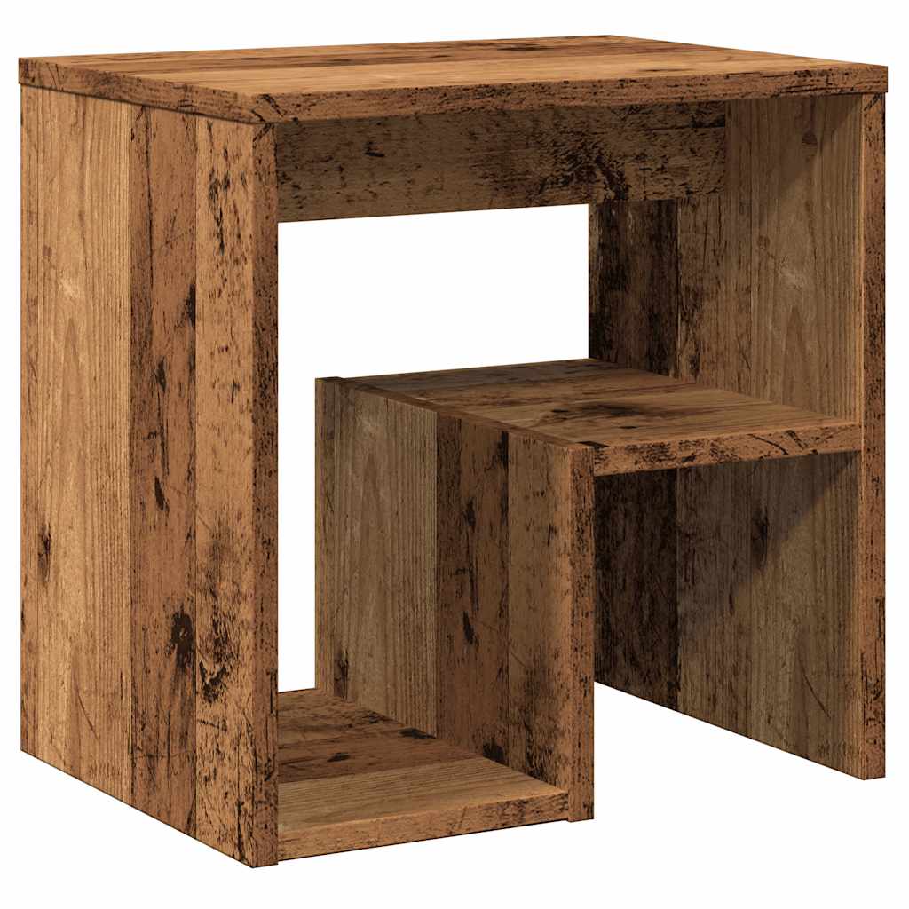 Comodini Legno Antico 2 Pz 40x30x40 Cm In Legno Multistrato - Image 4