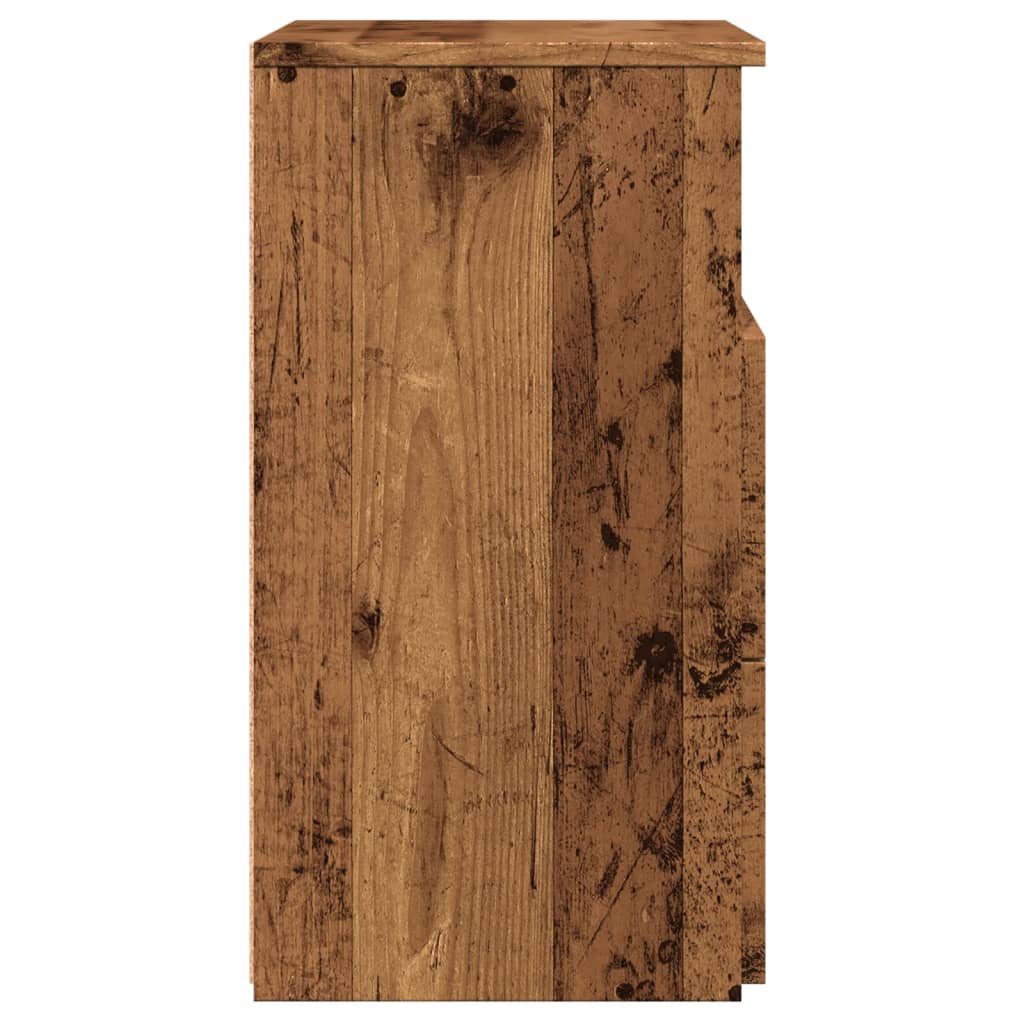 Comodini Legno Antico 2 Pz 50x32x60 Cm In Legno Multistrato - Image 6