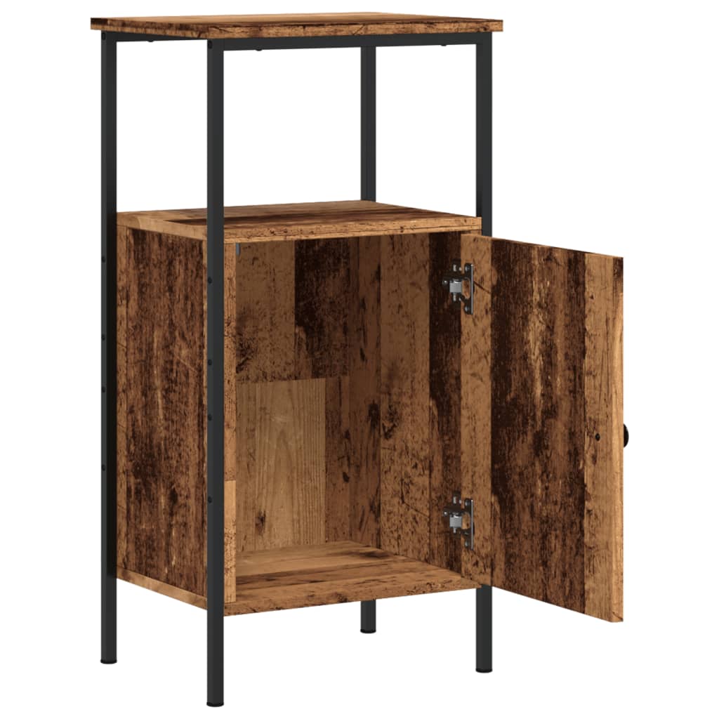 Comodini Legno Antico 2 Pz 41x31x80 Cm In Legno Multistrato - Image 4