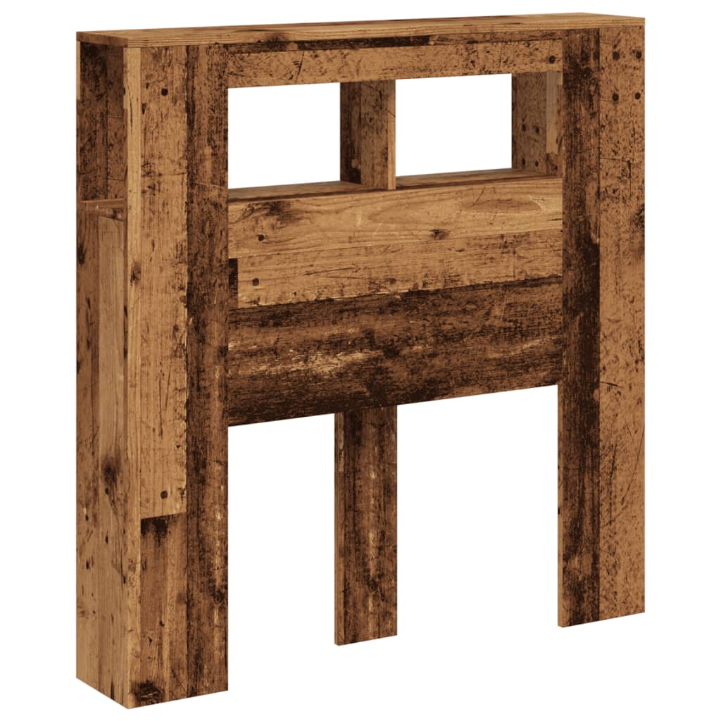 Testiera Led Legno Antico 100x18,5x103,5 Cm Legno Multistrato - Image 3