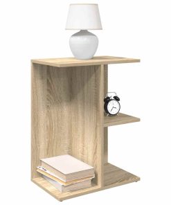 Comodini 2 Pz Rovere Sonoma 46,5x29x61 Cm In Legno Multistrato