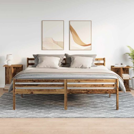 Comodini 2 Pz Legno Antico 46,5x29x61 Cm In Legno Multistrato - Image 3