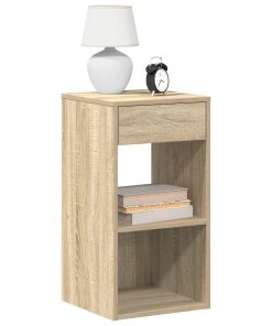 Comodini Con Cassetto 2 Pz Rovere Sonoma 35x34x66,5 cm