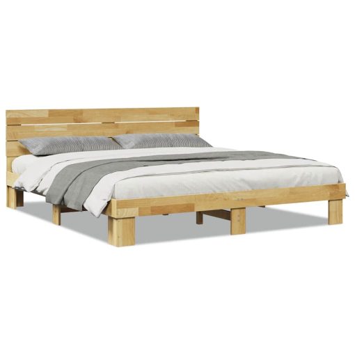 Struttura Letto Con Testiera Senza Materasso 200x200 cm - Image 2