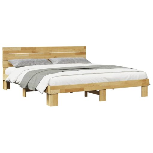 Struttura Letto Con Testiera Senza Materasso 200x200 cm - Image 5