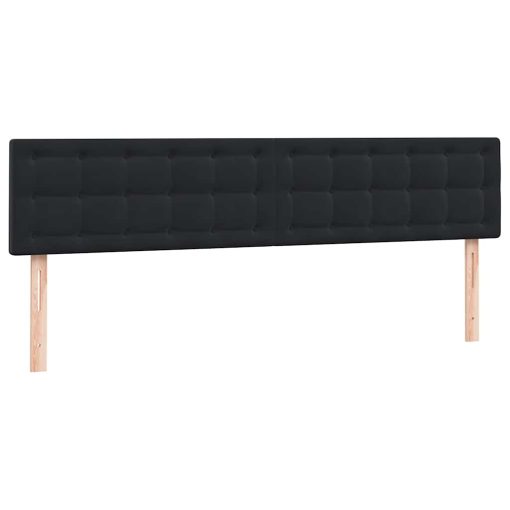 Giroletto A Molle Con Materasso Nero 180x220 Cm In Velluto - Image 6