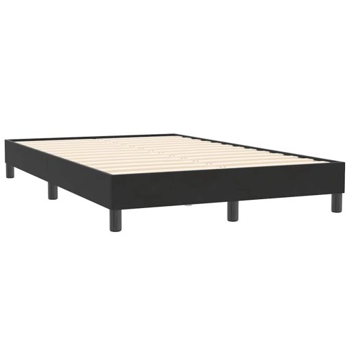 Giroletto A Molle Con Materasso Nero 120x210 Cm In Velluto - Image 6