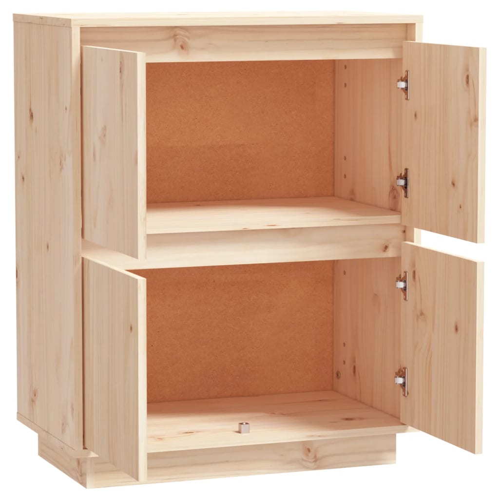 Credenza 60x34x75 Cm In Legno Massello Di Pino - Image 6