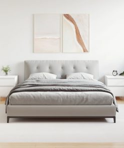 Comodini 2pz Bianchi 40x35x50 Cm In Legno Multistrato
