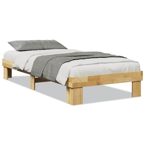 Struttura Letto Senza Materasso 100x200 Cm In Legno Di Rovere - Image 2
