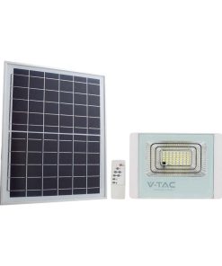 50w Led Solar Floodlight 6400k White Body