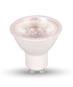 Led Spotlight 7w Gu10 Plastic With Lens 6400k Dimmable 38°