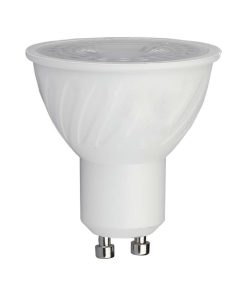 Led Spotlight Samsung Chip - Gu10 6w  Ripple Plastic 110°d 6400k