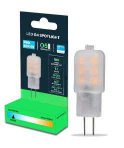 Led Spotlight Samsung Chip - G4 1.1w Plastic 6400k