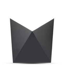 5w Led Wall Light Black Body Ip65 3000k