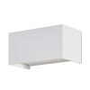 Rectangular Led Wall Lamp 24w 110lm/w With Double Adjustable Light Beam White Color 4000k Ip65