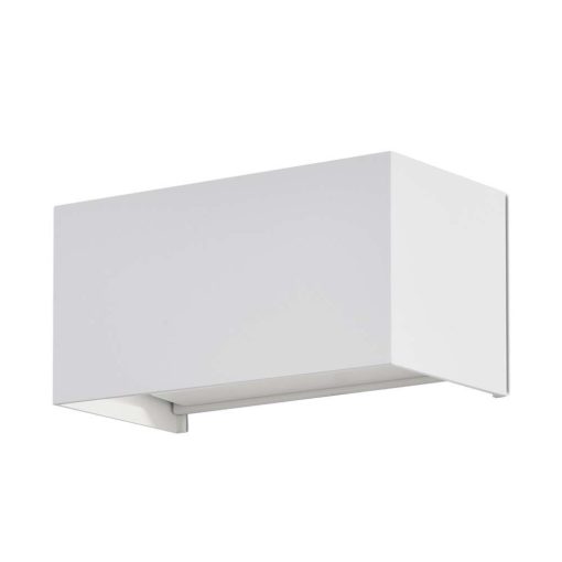 Rectangular Led Wall Lamp 24w 110lm/w With Double Adjustable Light Beam White Color 4000k Ip65