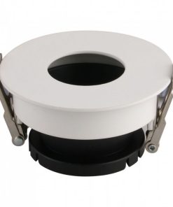 Gu10 Fitting White+black Round VT-873