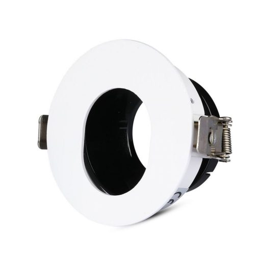 Gu10 Fitting White+black Round VT-874