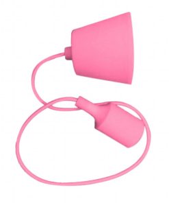 E27 Pendant Holder Pink Body